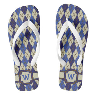Blueberry Scone Raute Flip Flops Badesandalen