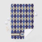 Blueberry Scone Raute Golfhandtuch (Insitu)