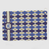 Blueberry Scone Raute Golfhandtuch (Horizontal)
