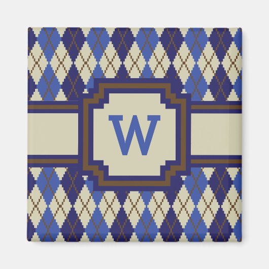 Blueberry Scone Raute Magnet (Vorne)