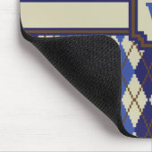 Blueberry Scone Raute Mousepad (Ecke)