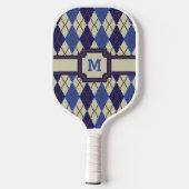 Blueberry Scone Raute Pickleball Schläger (Rückseite)