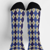 Blueberry Scone Raute Socken (Oben)