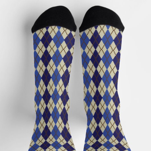 Blueberry Scone Raute Socken (Oben)