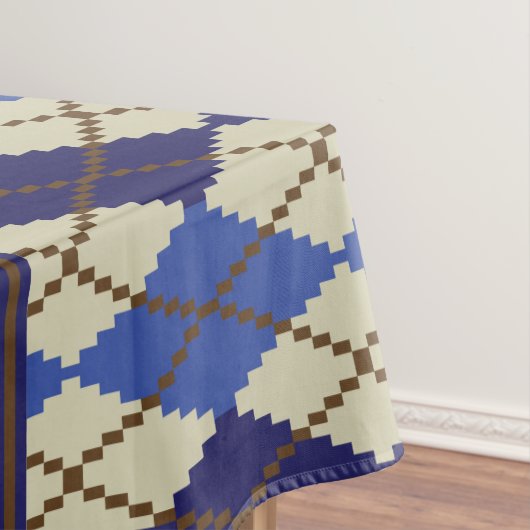 Blueberry Scone Raute Tablecloth Tischdecke (Beispiel)