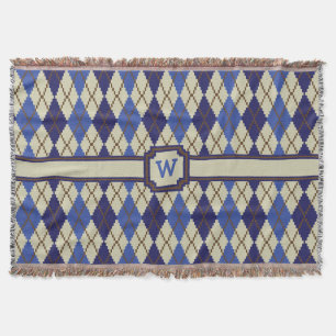 Blueberry Scone Raute Throw Blanket Decke