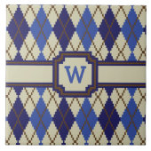 Blueberry Scone Raute Tile Fliese (Vorderseite)