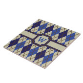 Blueberry Scone Raute Tile Fliese (Seite)