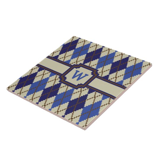 Blueberry Scone Raute Tile Fliese (Seite)