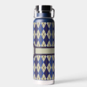 Blueberry Scone Raute Trinkflasche (Rückseite)