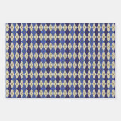 Blueberry Scone Raute Wrapping Paper Set Geschenkpapier Set (Vorderseite 2)