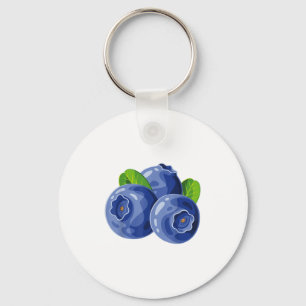 Blueberry Shirt Erwachsene Männer Frauen Kinder Bl Schlüsselanhänger