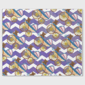 Blueberry Smear Baby Stuff Geschenkpapier (Flach)