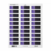 Blueberry Smear Elegant Monogram (Vorne)