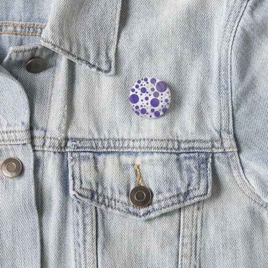 Blueberry Smear Polka Dot Button (Beispiel)