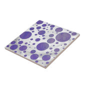 Blueberry Smear Polka Dot Fliese (Seite)