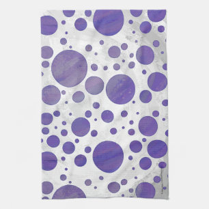 Blueberry Smear Polka Dot Handtuch