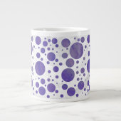Blueberry Smear Polka Dot Jumbo-Tasse (Vorderseite)