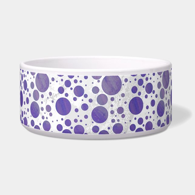 Blueberry Smear Polka Dot Napf (Rechts)
