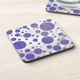 Blueberry Smear Polka Dot Untersetzer