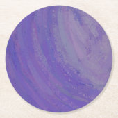 Blueberry Smear Runder Pappuntersetzer (Vorderseite)