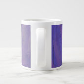 Blueberry Smear und Black Monogram Jumbo-Tasse (Rückseite)