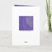 Blueberry Smear und Black Monogram Karte (Rückseite)