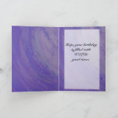 Blueberry Smear und Black Monogram Karte (Innenseite)