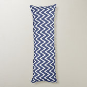 Blueberry Southern Hütte Chevrons Body Pillow Seitenschläferkissen (Rückseite (Vertikal))