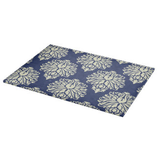 Blueberry Southern Hütte Damask Cutting Board Schneidebrett