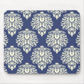 Blueberry Southern Hütte Damask Mousepad