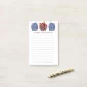 Blueberry Strawberry Baskets Einkaufsliste Post-it Klebezettel (Auf Schreibtisch)