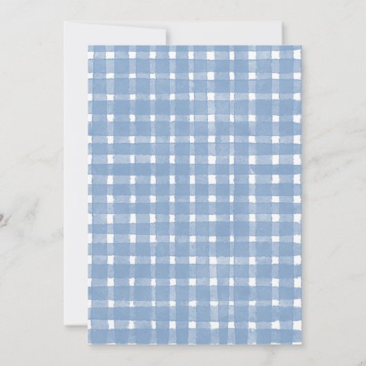 Blueberry Strawberry Berry Sweet Baby Dusche Einladung (Rückseite)