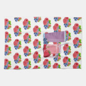 Blueberry & Strawberry Smoothie Geschirrtuch (Horizontal)