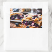 Blueberry Strudels Rechteckiger Aufkleber (Tasche)
