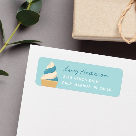 Blueberry Swirt Ice Cream Rücksendeadresse