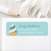 Blueberry Swirt Ice Cream Rücksendeadresse (Insitu)