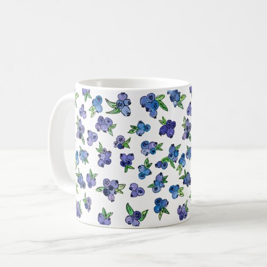 Blueberry-Tasse Kaffeetasse (Vorderseite Links)