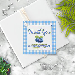 Blueberry Theme Baby Dusche Vielen Dank Geschenkanhänger