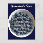 Blueberry Tipps Postkarte (Vorderseite)