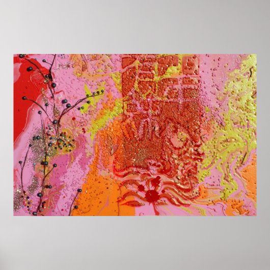 "Blueberry Tree" Poster (Vorne)