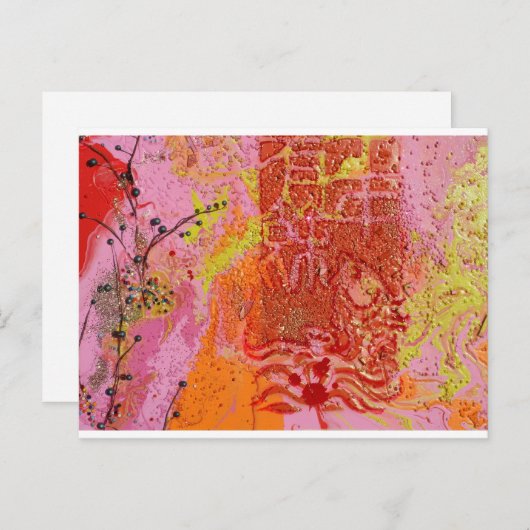 "Blueberry Tree" Postkarte (Vorne/Hinten)