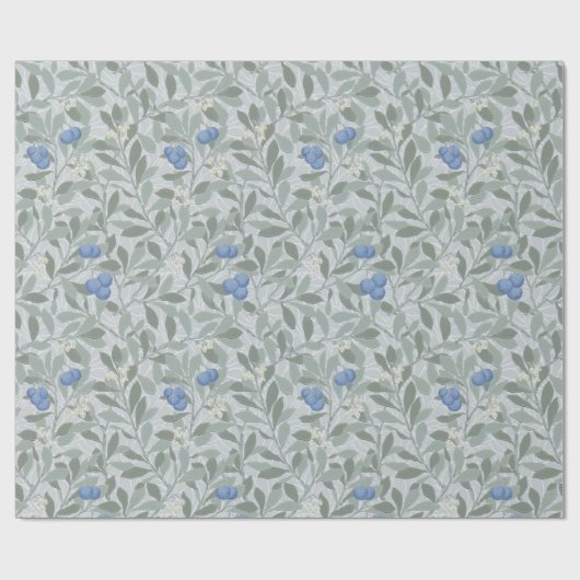 Blueberry Tree, William Morris Geschenkpapier (Flach)