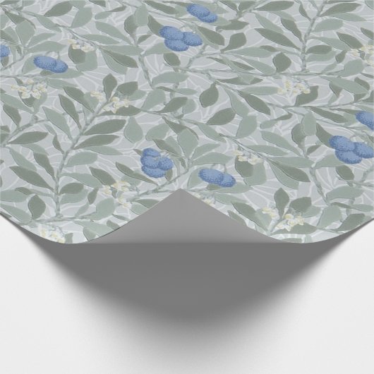 Blueberry Tree, William Morris Geschenkpapier (Ecke)