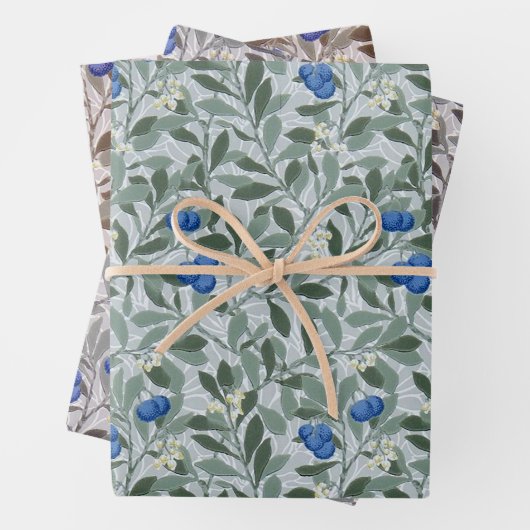 Blueberry Tree, William Morris Geschenkpapier Set (Beispiel)