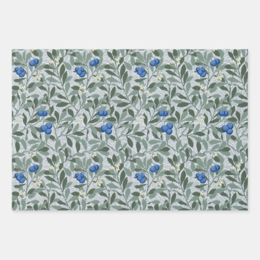Blueberry Tree, William Morris Geschenkpapier Set (Vorderseite)