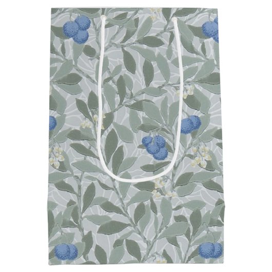 Blueberry Tree, William Morris Mittlere Geschenktüte (Rückseite)