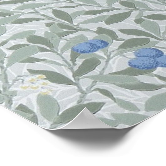 Blueberry Tree, William Morris Poster (Ecke)