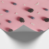 Blueberry- und Maulbeerpapier Geschenkpapier (Ecke)