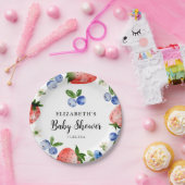 Blueberry- und Strawberry-Baby-Dusche Pappteller (Party)